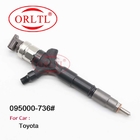 ORLTL 095000-7360 Nozzle Injector 095000 7360 Common Rail Fuel Injection 0950007360 for Toyota