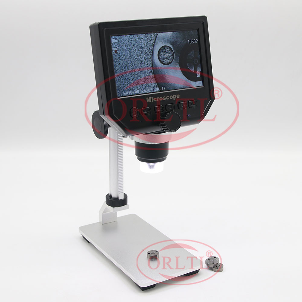 Digital Microscope To Check Diesel Fuel Piezo Injector Digital Industrial Stereo Microscope With Camera Screen