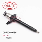 ORLTL 095000-9780 diesel injection pump 095000-9781 Common Rail injector 0950009781 for Toyota 1VD-FTV