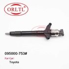 ORLTL 0950007530 095000 7530 Auto Fuel Diesel Injector 095000-7530 for Toyota 1VD-FTV 4.5L