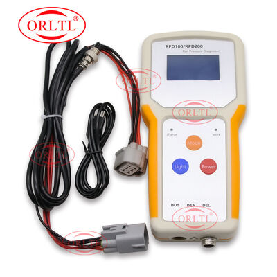 Digital Automatic Diagnosis Tool Common Rail HW-LCR01 Tester RPD100/RPD200 Rail Pressure Tester Injector Tester for Test Various Common Rail Tube Pressures EUC Voltages