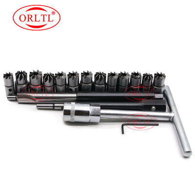 Professional Diesel Injector Seat Cutter Set Clean Vehicle Tools Kit for Diesel Fuel Injector Cleaning Auto Repair Tool