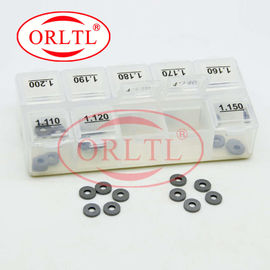 ORLTL 50 Pcs Diesel Injector Adjustment Shims B41 Fuel Injector Adjustment Standard Sealing Washer Size 1.110mm-1.200mm