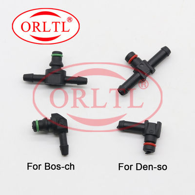 Injector Assy Return Oil Backflow T Type Tee Joint Fitting Sealing Rings L Type Connector Pipe For Denso Injector