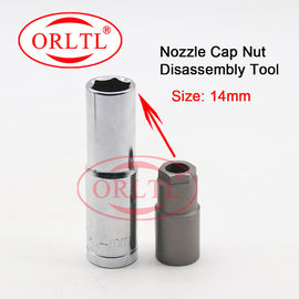 ORLTL Common Rail Injector Pressure Cap Removal Tool Nozzle Cap Nut Disassembly Tool 14mm 15mm 19mm