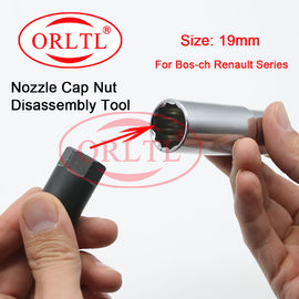 ORLTL Common Rail Injector Pressure Cap Removal Tool Nozzle Cap Nut Disassembly Tool 14mm 15mm 19mm