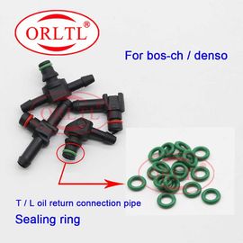 ORLTL T/L Return Oil Backflow Pipe Connector Sealing Rings Rubber o Ring 10 pcs/bag for Denso / Bosh