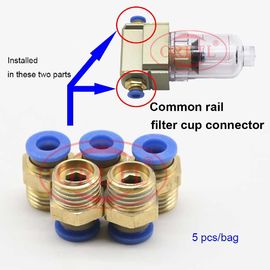 ORLTL Common Rail Test Bench Filter Cup Connector Test Bench Dedicated Filter Cup Connector 5 pcs/bag