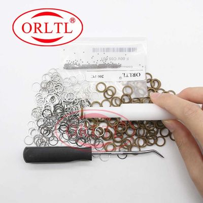 ORLTL F00VC99002 F00VC05001 Injector Ball Kit F00V C05 001 Steel Ball Sealing Ring F 00V C05 001 Set/200pcs for Bosch