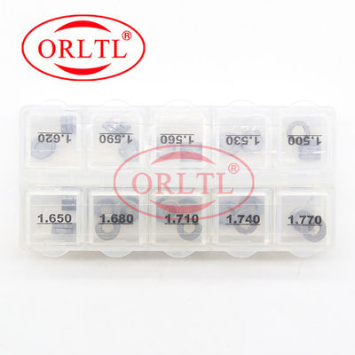 ORLTL Injector Shim Kits B21 Adjusitng Shim Fuel Injector Washer 1.500mm-1.770mm for Denso