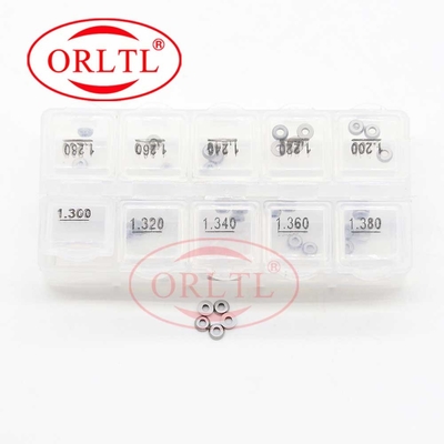 ORLTL Injector Shim Kits B17 Common Rail Injector Shim Washers B17 Size 1.200mm--1.380mm for Denso Injector