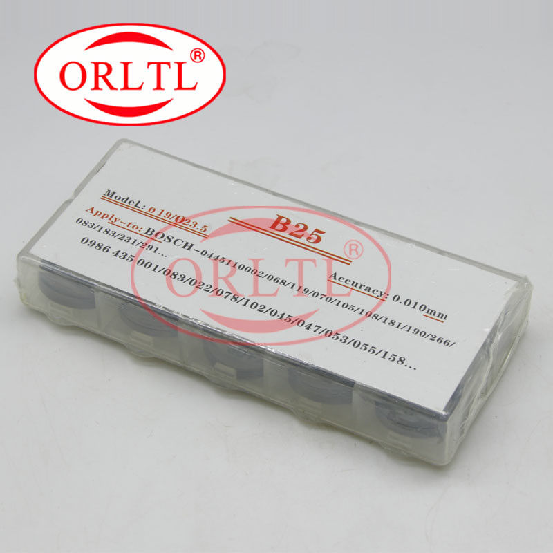 ORLTL Bosch Common Rail Injectors Adjust Shim B25 Injection Car Parts Size 0.960mm-1.140mm Gasket Seals 50 Pieces / Box