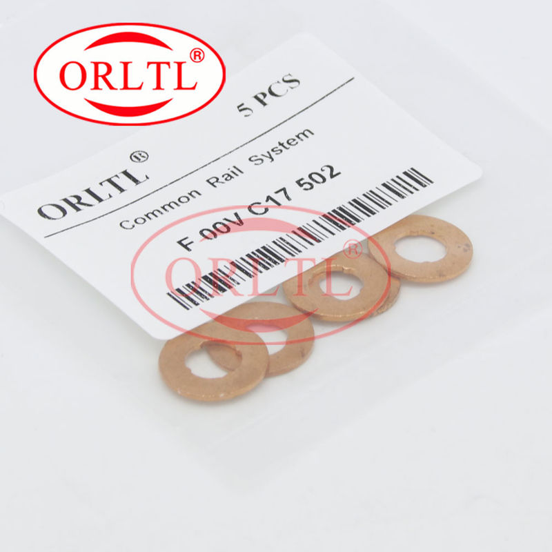 FOOVC17502 Thickness 1.0mm Injector Copper Shim F OOV C17 502 Nozzle Copper Gasket Washer FOOV C17 502 5 Pcs / Bag