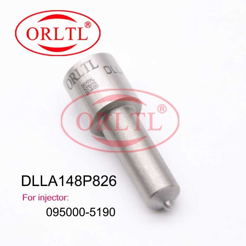 ORLTL Fuel Oil Nozzle DLLA148P826 Denso Common Rail Injector Nozzle DLLA 148 P 826 For 095000-5190