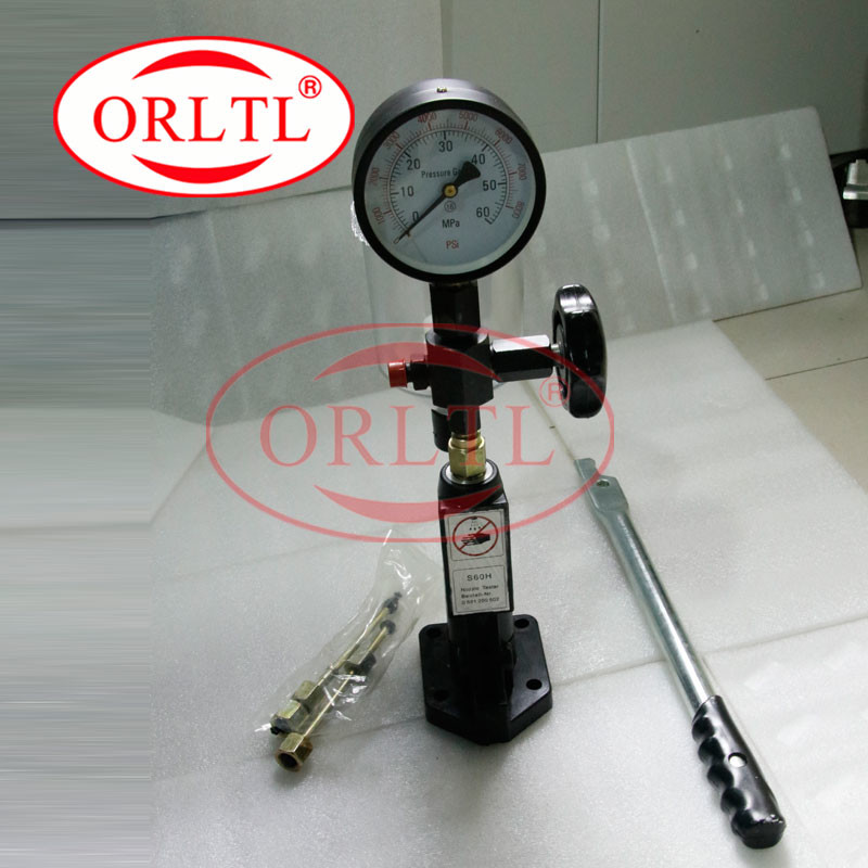 S60H diesel fuel injector injection nozzle tester with 0-60 Mpa 0-600 bar pressure gauge in high quality for bosch denso